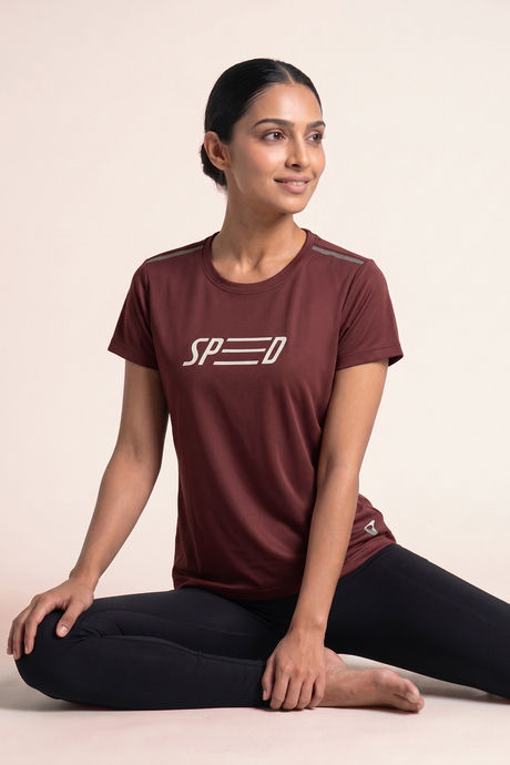 Zelocity Quick Dry Relaxed Top - Friar Brown Buy Zelocity Quick Dry Relaxed Top - Friar Brown